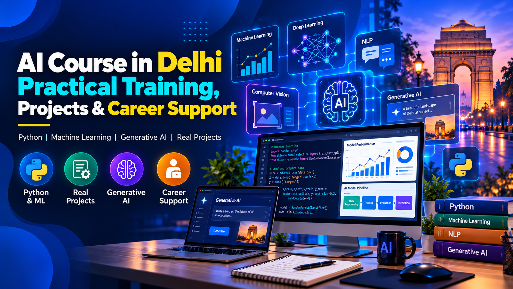 AI Courses in Delhi: Learn AI from Scratch at a Trusted AI Training Institute in Delhi
