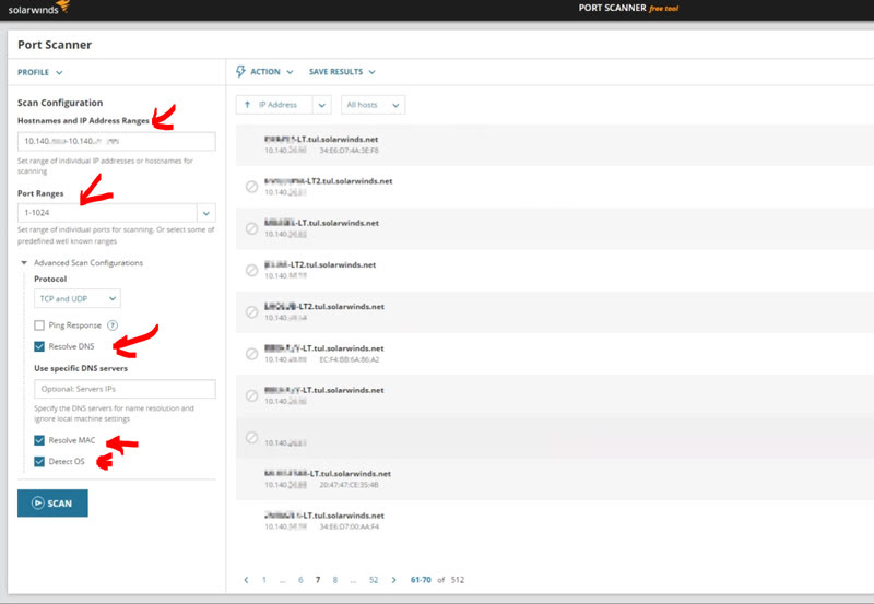 online ip port scanner